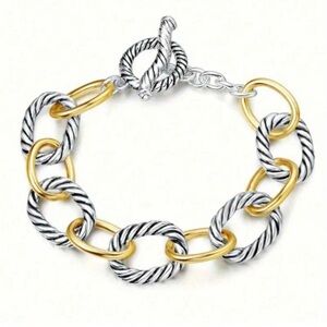 Wire Rope Braided Charm Bracelet